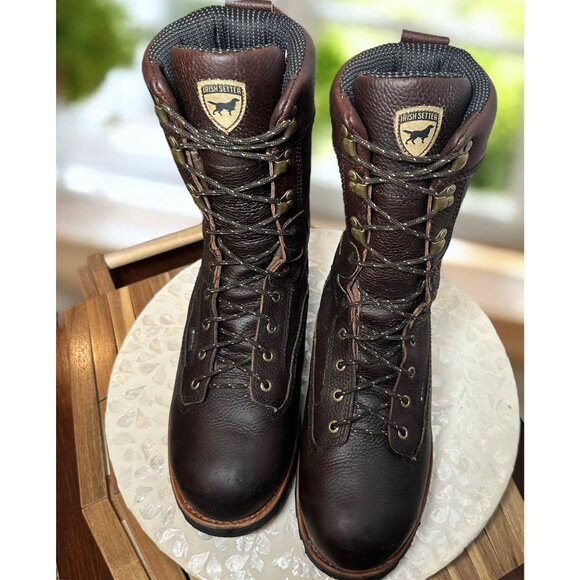 Red Wing Irish Setter 860 Elk Tracker 12” Waterproof GORE-TEX 1000g Boots 10.5 - Picture 11 of 16